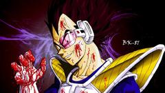Anime Manga madness vegeta saiyan
