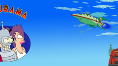 Anime Manga Monitor Futurama dual wallpape