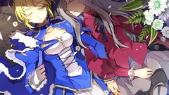 Anime Manga saber anime girls fate stay night irisviel von 