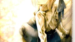 Anime Manga saber anime girls type-moon artwork