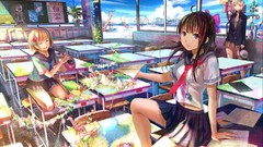 Anime Manga school uniforms fuji choko original characters soft 