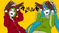 Anime matryoshka hatsune miku vocaloid Megpoid Gumi