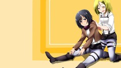 Anime mikasa ackerman shingeki no kyojin christa renz