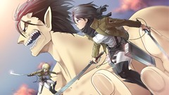 Anime mikasa ackerman shingeki no kyojin eren jaeger Armin 