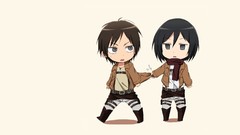 Anime mikasa ackerman shingeki no kyojin eren jaeger Simple 