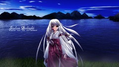 Anime miko Japanese clothes