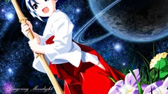 Anime miko Japanese clothes