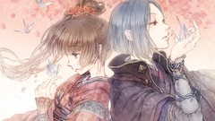 Anime mist long hair Japanese clothes