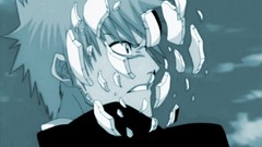 Anime monochrome bleach kurosaki ichigo hollow mask shattered