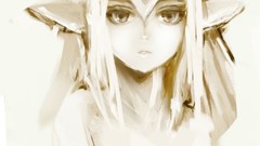 Anime monochrome drawings