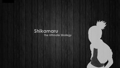 Anime monochrome naruto shippuden Shikamaru Nara