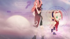 Anime Naruto Chibi pink hair anime girls haruno sakura naruto 
