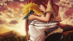 Anime naruto shippuden uzumaki kushina minato namikaze artwork