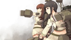 Anime navel long hair anime girls brown eyes seifuku black hair 