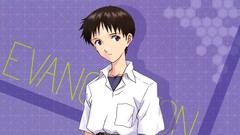 Anime neon genesis evangelion ikari shinji