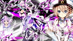Anime Neptune anime girls blanc Hyperdimension Neptunia Cd4