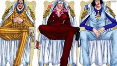 Anime One Piece (anime) Akainu Aokiji Kizaru admirals