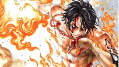 Anime One Piece portgas d ace anime boys