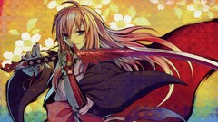 Anime original characters anime girls sword Katana