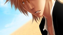 Anime paintings drawings fan art bleach kurosaki ichigo