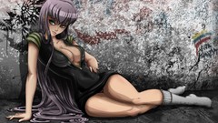 Anime paintings drawings fan art ecchi cleavage boobs