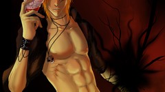 Anime paintings Swords drawings fan art short hair bleach 