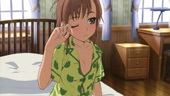 Anime pajamas misaka mikoto toaru majutsu no index toaru kagaku 
