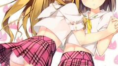 Anime pants anime girls school uniforms seifuku azuki azusa 