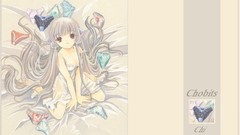Anime pants long hair anime girls chobits chii underwear 