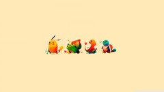 Anime Pikachu Pokemon bulbasaur squirtle charmander starter