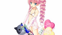 Anime pillows zombies pink hair anime girls blue eyes kore wa 