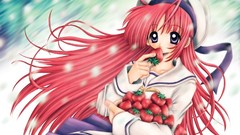 Anime pink hair anime girls