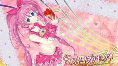 Anime pink hair anime girls bare shoulders Pretty Cure hojo 