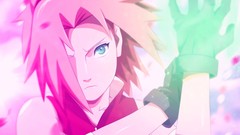Anime pink hair anime girls blue eyes haruno sakura naruto 