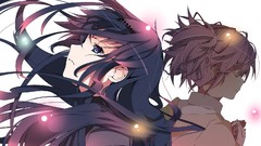 Anime pink hair anime girls blue eyes mahou shoujo madoka 