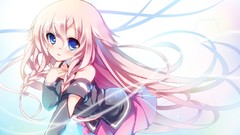 Anime pink hair anime girls blue eyes vocaloid ia