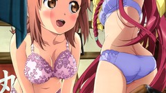 Anime pink hair anime girls brunettes hataraku maou-sama Yusa 