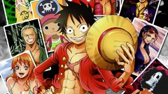 Anime pirates anime girls fan art monkey d luffy Nico Robin 