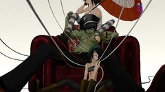 Anime pirates Umbrellas hats wires gorillaz masks anime girls 