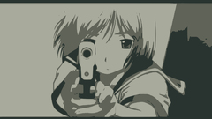 Anime pistol gun gunslinger