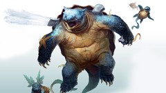 Anime Pokemon magikarp artwork blastoise fantasy art squirtle 