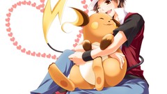 Anime Pokemon male brown eyes raichu