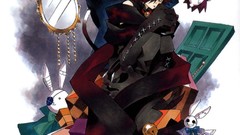 Anime rabbits white hair doors brunettes mirrors Xerxes Break 