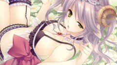 Anime ram long hair anime girls short hair ecchi