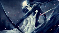 Anime red eyes anime girls bleach kurosaki ichigo black hair 