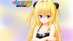 Anime red eyes blondes anime girls to-love-ru golden darkness