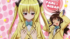 Anime red eyes blondes long hair anime girls brown eyes 