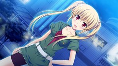 Anime red eyes blondes song cities long hair anime girls 