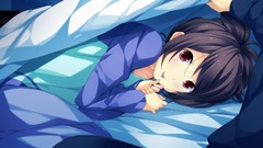 Anime red eyes blush anime girls