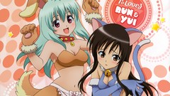 Anime red eyes blush long hair anime girls brown eyes brunettes 